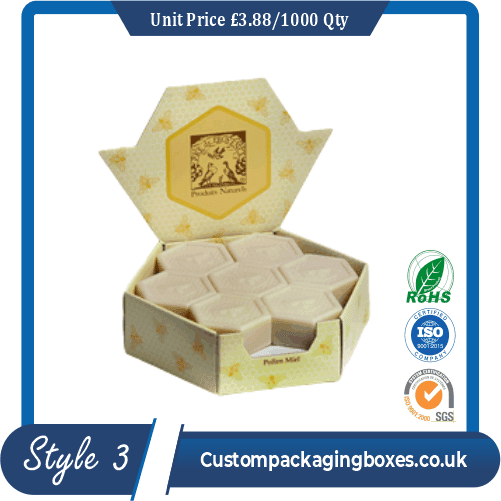 Soap Hexagon Packaging Boxes