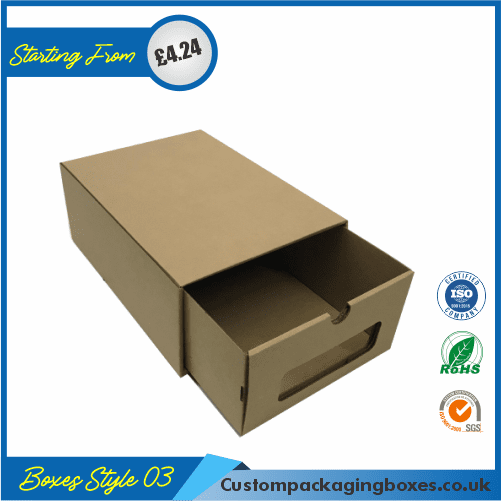 Pack of 100 Cardboard Shoe Boxes Custom Cardboard Shoe Boxes UK