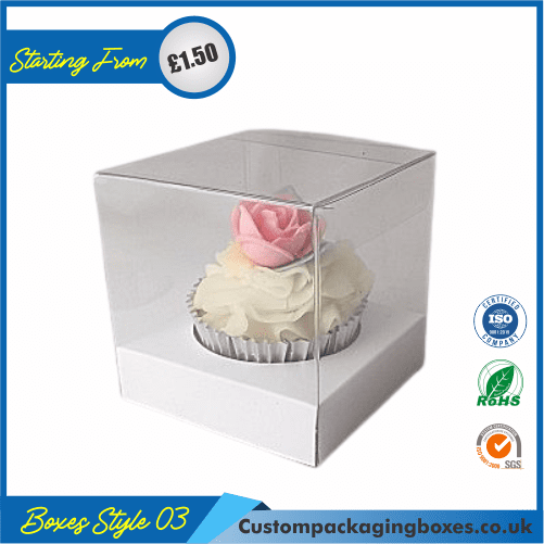 Clear Cupcake Box Custom Cake Boxes Wholesale Printing UK