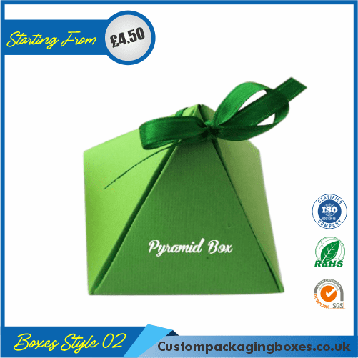 Personalized Pyramid Favor Box Custom Pyramid Favor Boxes Printing UK